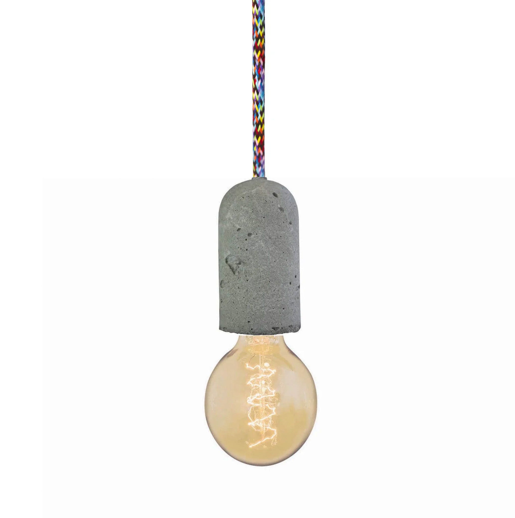 Clearance NUD Base Concrete with Multicolour Textile Cord