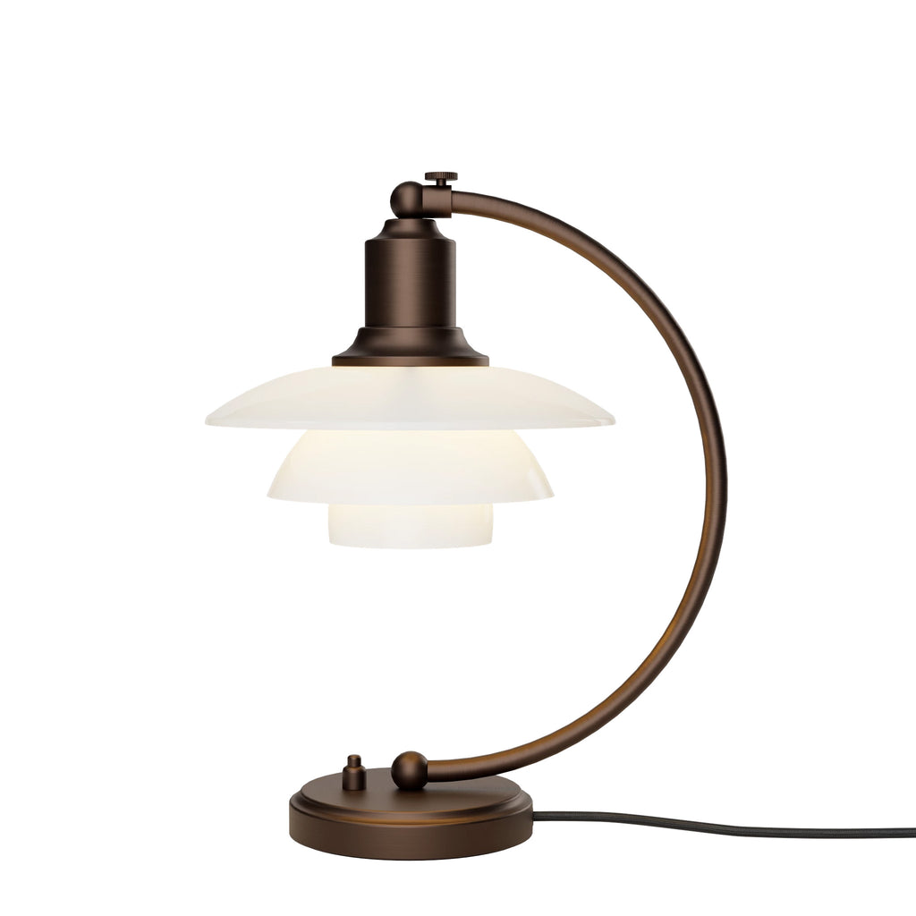 PH 2/2 Luna Table Lamp Aged Brass Edition by Louis Poulsen