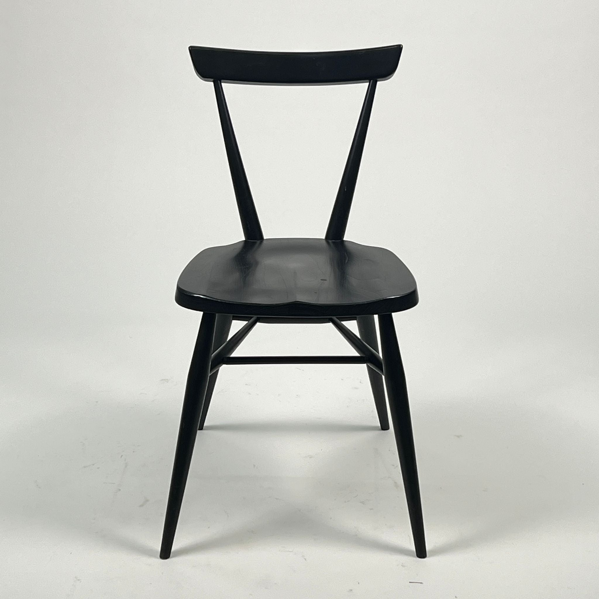 L.Ercolani Ercol Stacking Chair – Black – (Clearance)