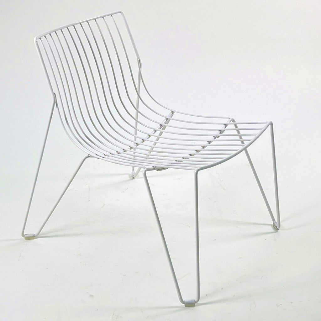 Massproductions Tio Easy Chair - White (Clearance)