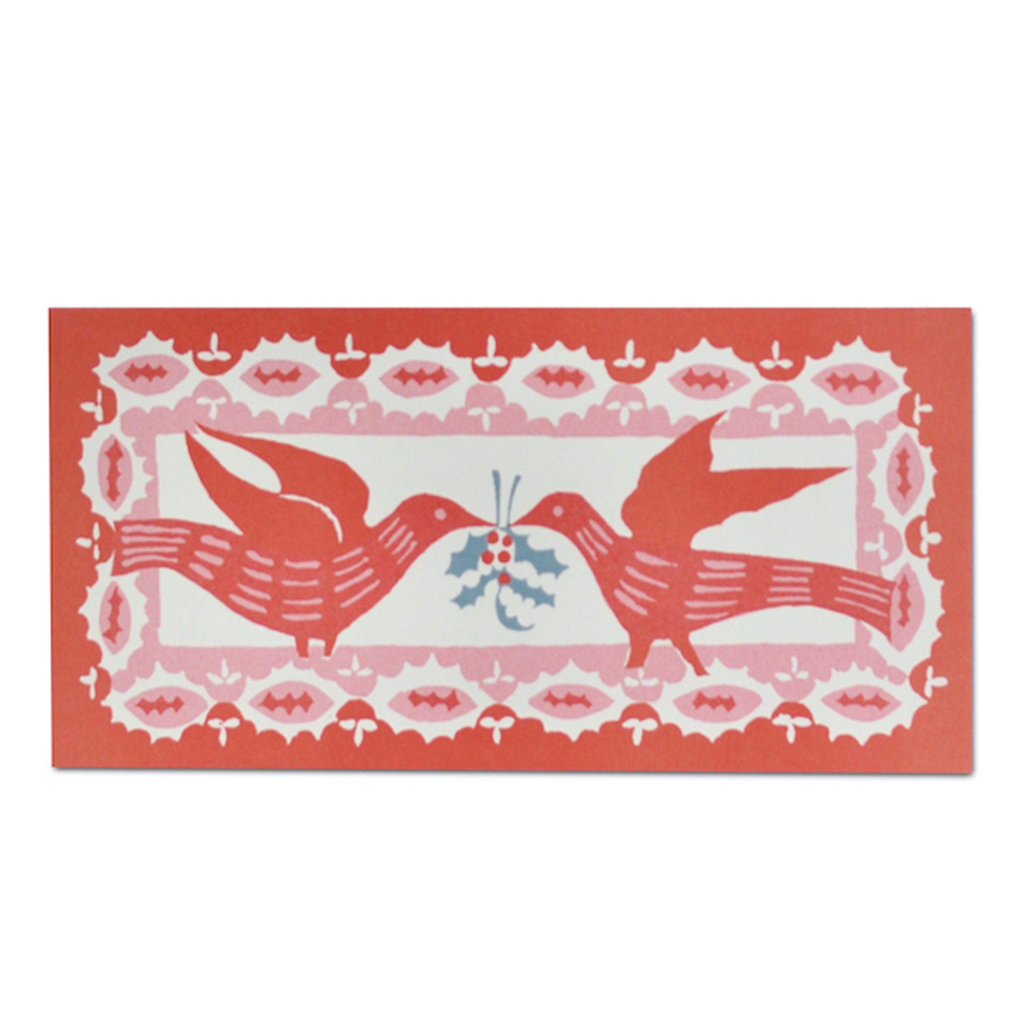 Two Christmas Birds - Pack of 6 Cards