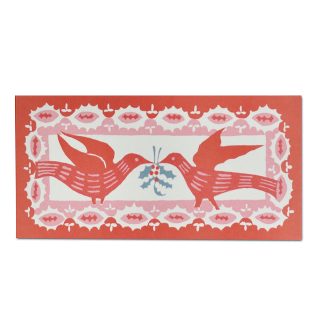 Two Christmas Birds - Pack of 6 Cards