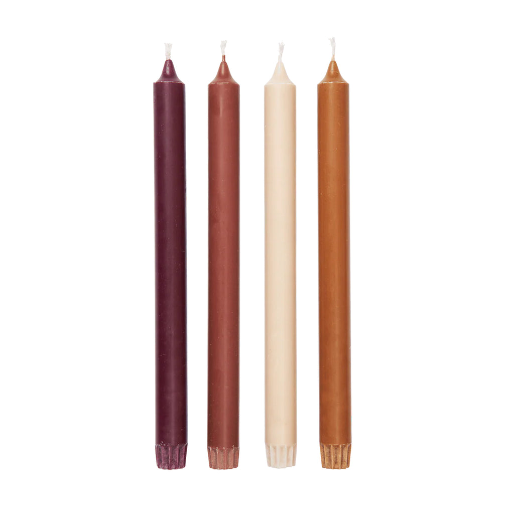 Set of 4 Pure Candles - Roseate Blend By Ferm Living