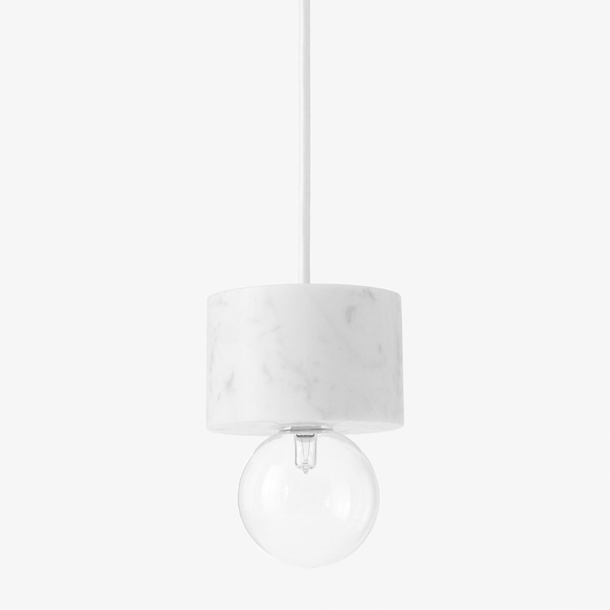 Clearance SV1 Marble Pendant / Carrara Marble by Studio Vit for &Tradition