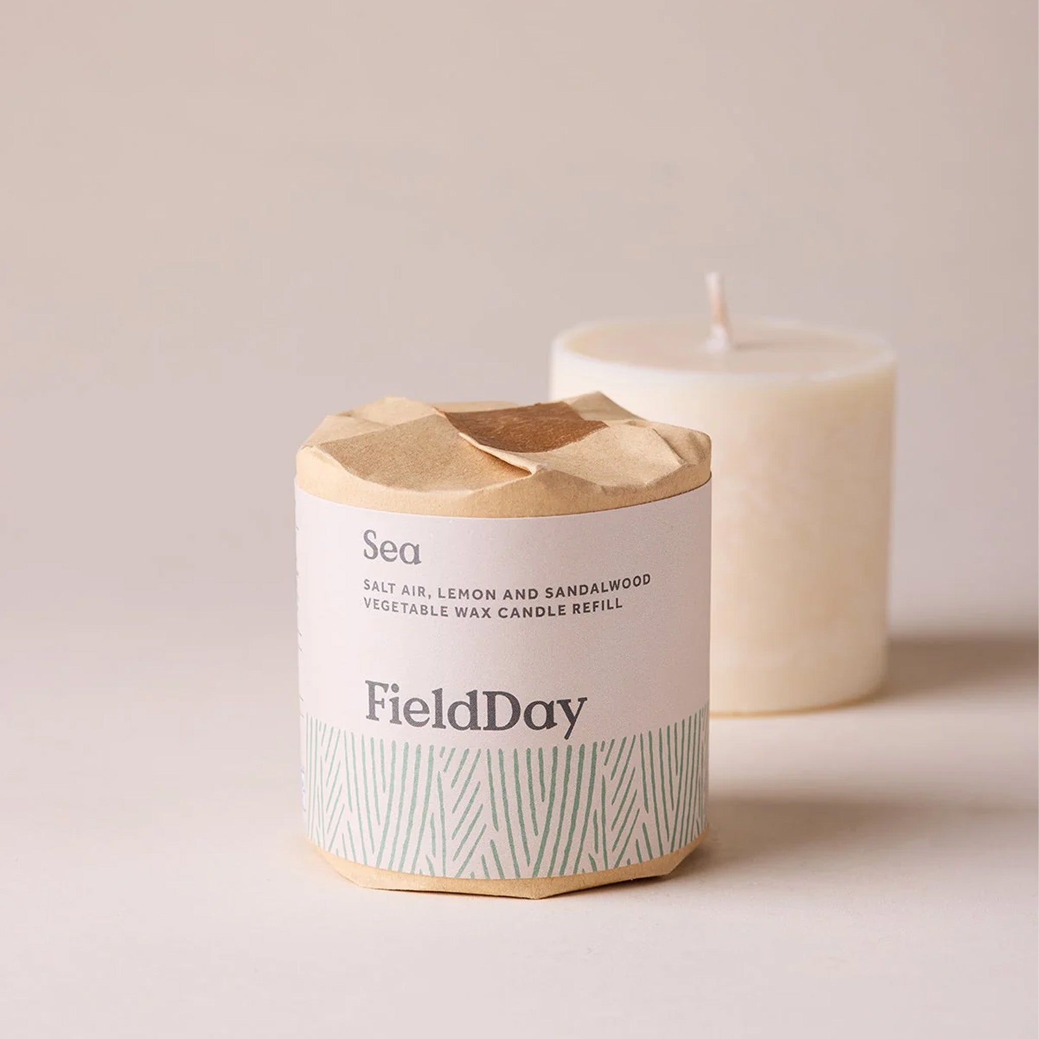 Classic Sea Stoneware Candle Refill by FieldDay