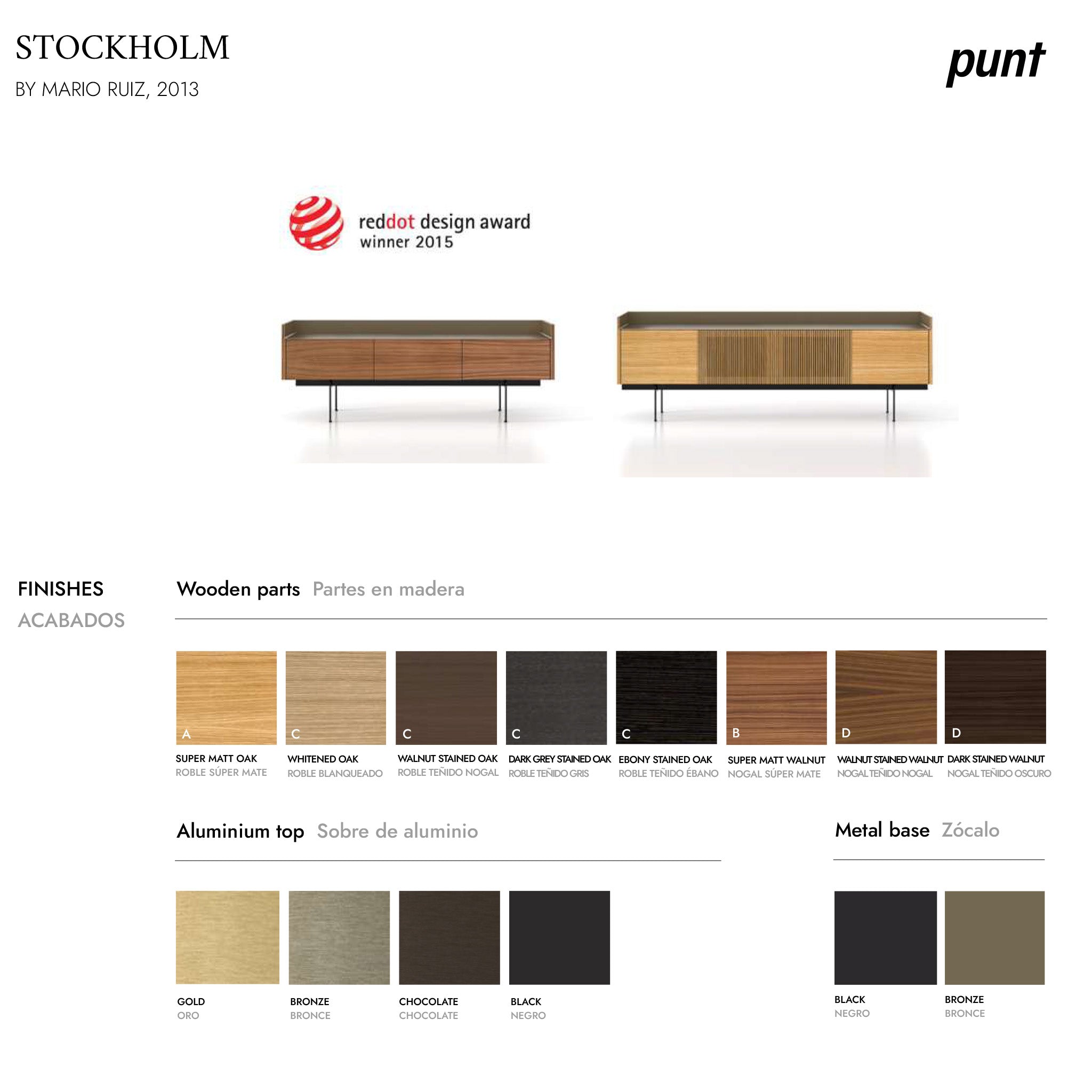 Stockholm Sideboard With Plinth by Punt — haus®