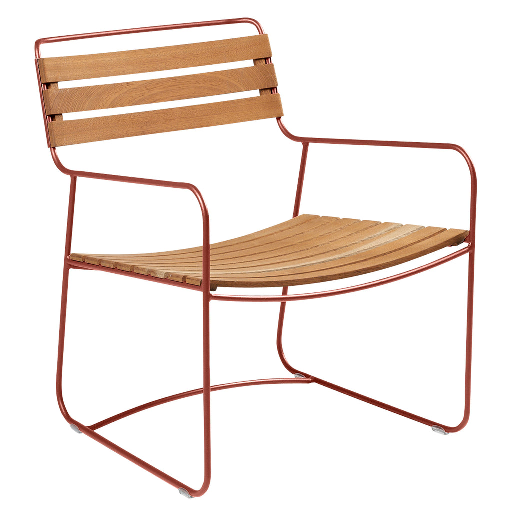Surprising Teak Low Armchair by Fermob