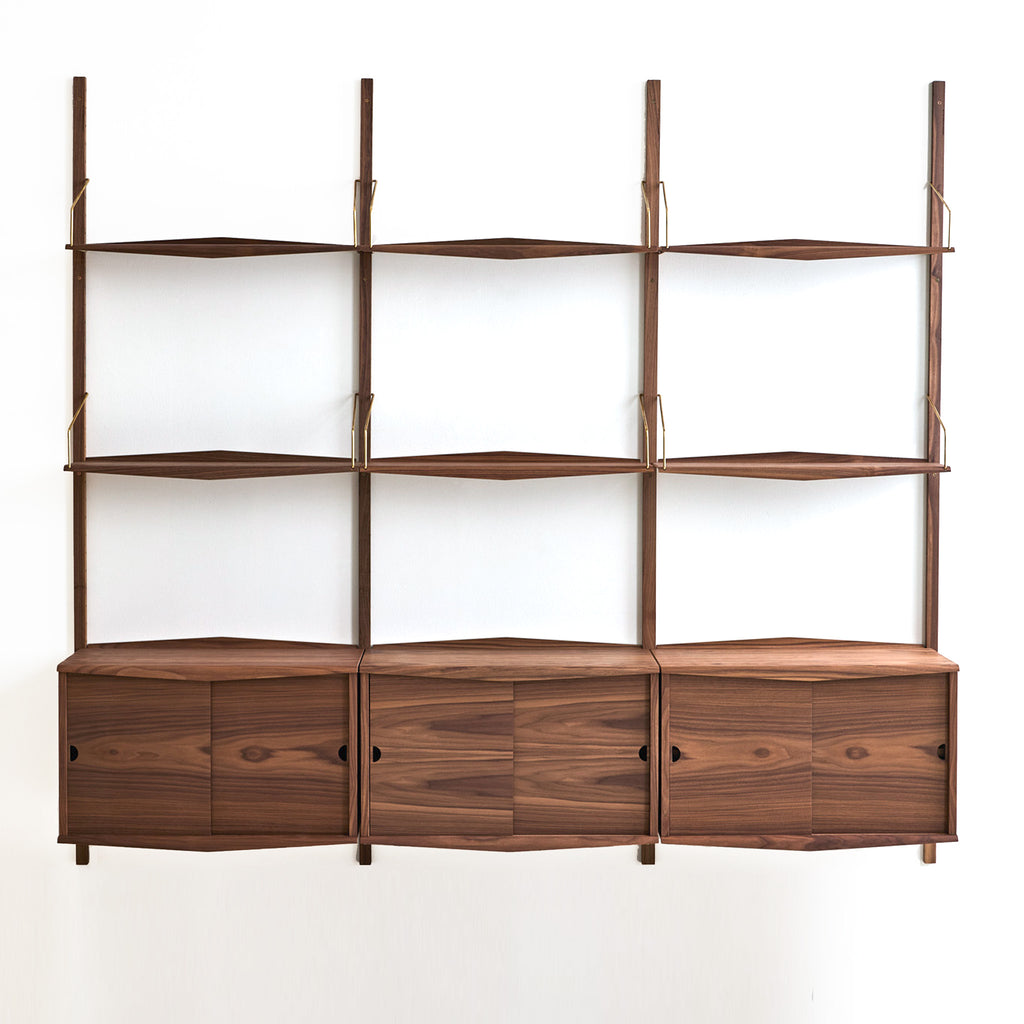 System Ultra Wood Shelving by Poul Cadovius for DK3