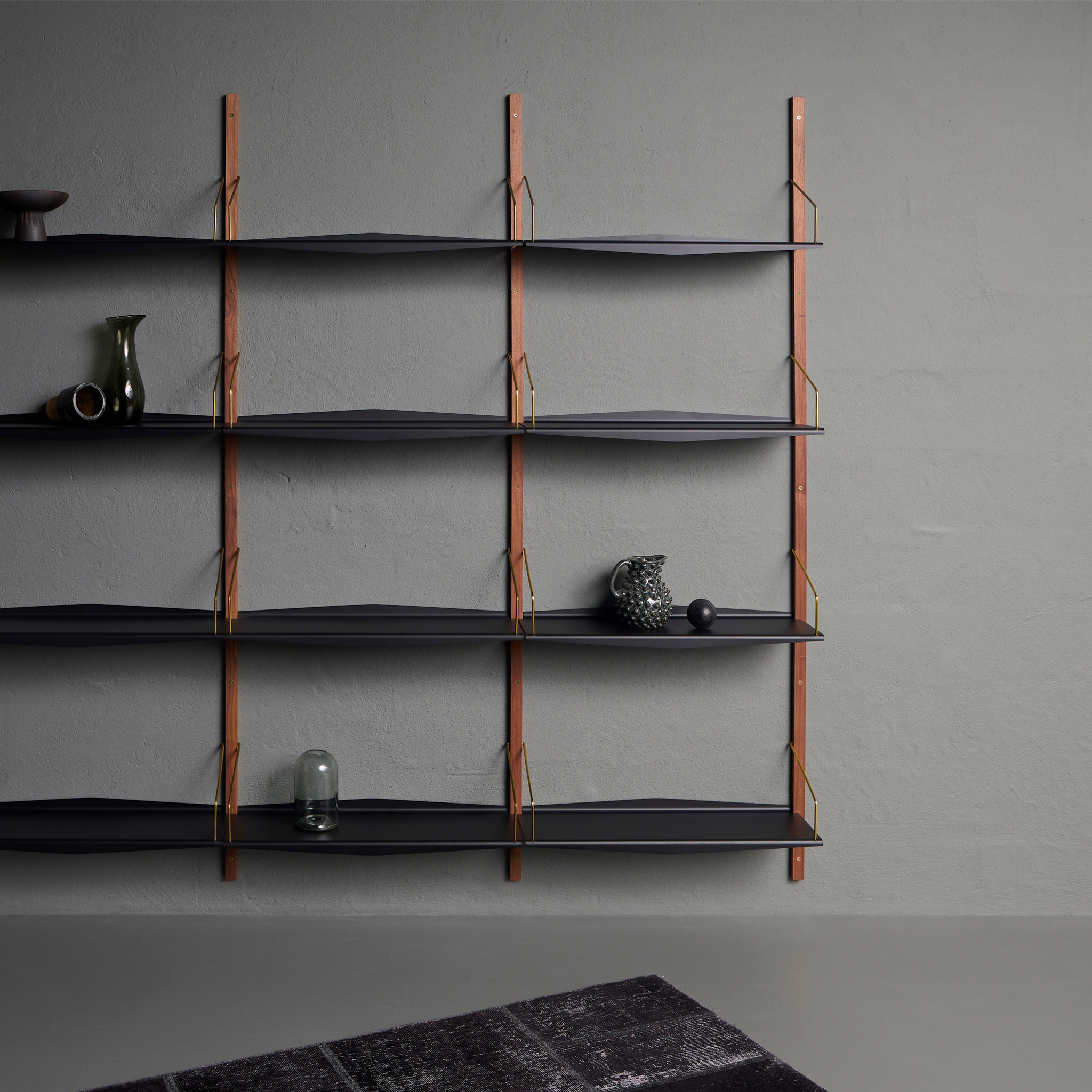 System Ultra Steel Shelving by Poul Cadovius for DK3