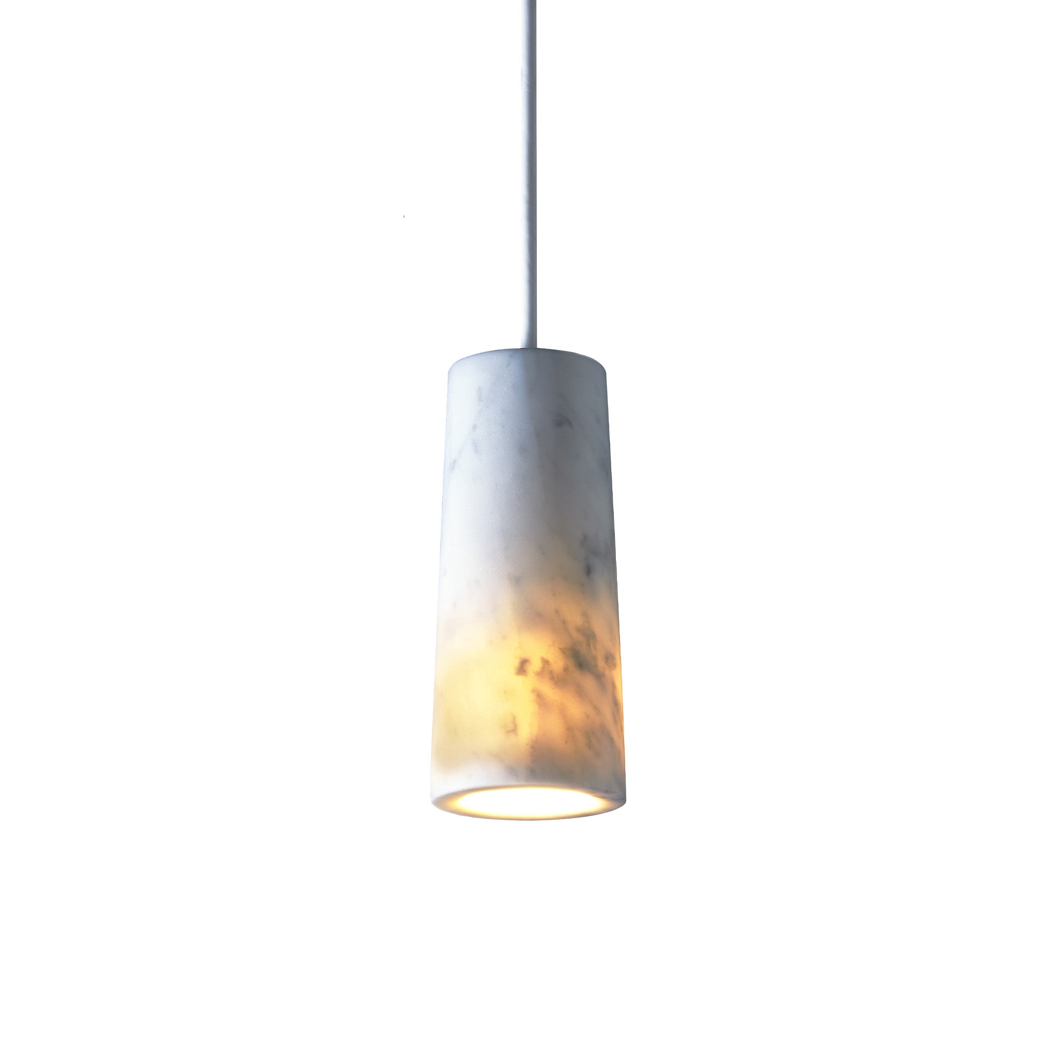 Core Pendant Carrara Marble by Terence Woodgate