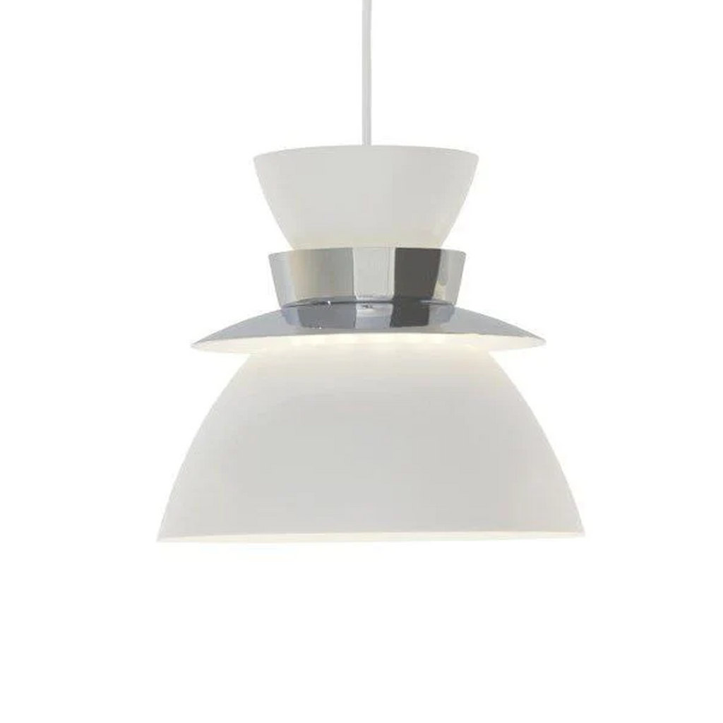 Clearance U336 Pendant Light / White / Chrome by Artek