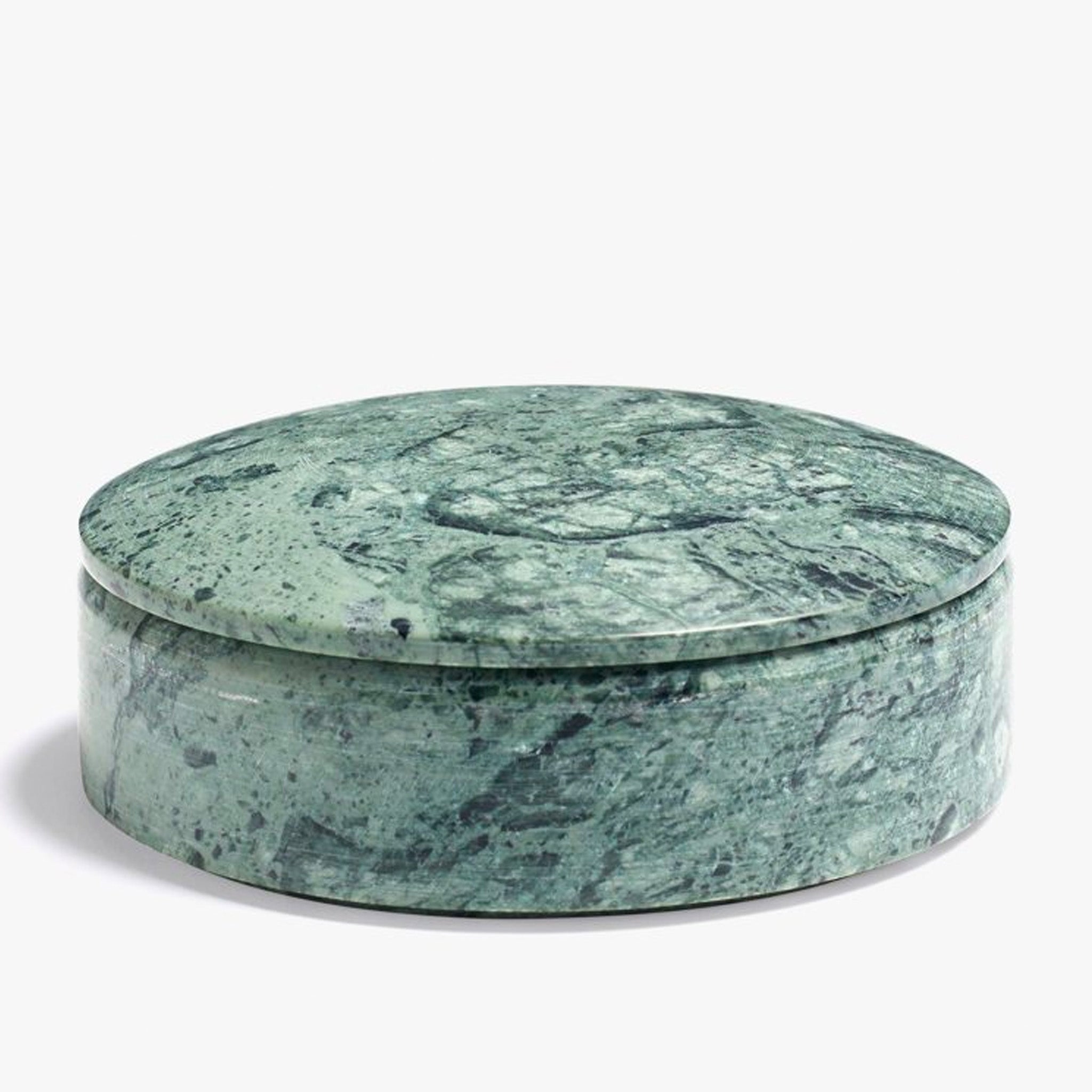 Clearance Lens Box / Large / Green Marble by Thomas Jenkins
