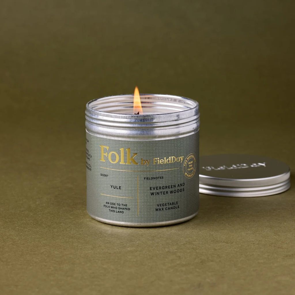 Yule Folk Tin Candle by FieldDay