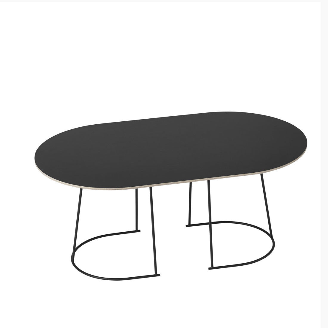 Clearance Airy Coffee Table / Medium Black by Muuto