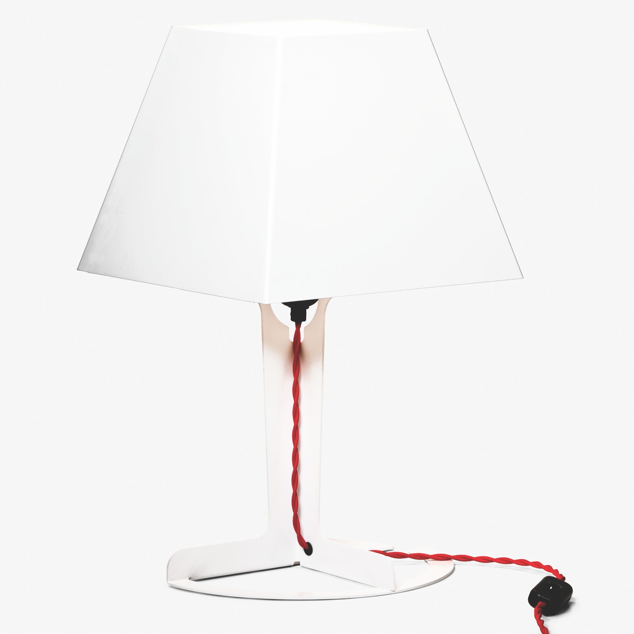 Clearance Fold Table Lamp / T2 Large / White by Established & Sons