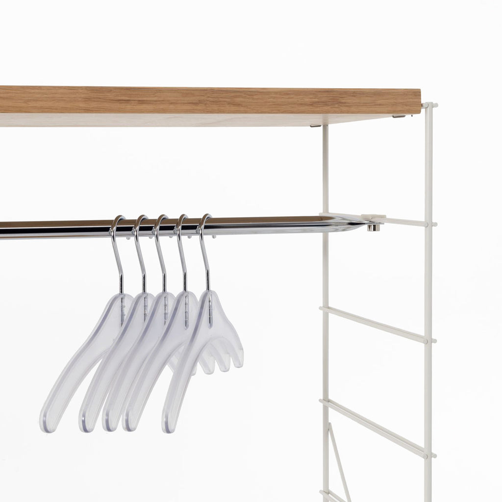 Tria114 Modular Shelving System - Clothes Hanging