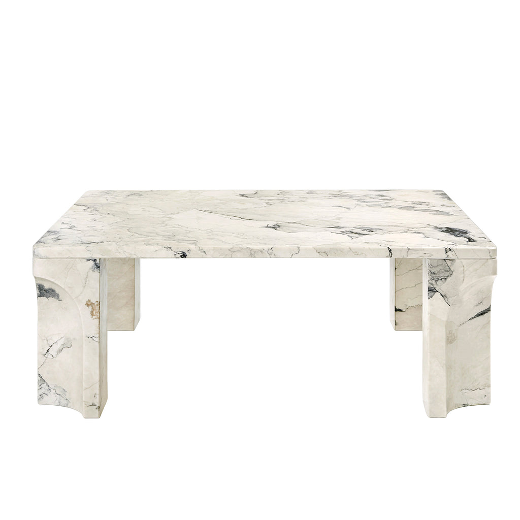 Doric Coffee Table 80cm Square by GamFratesi for Gubi