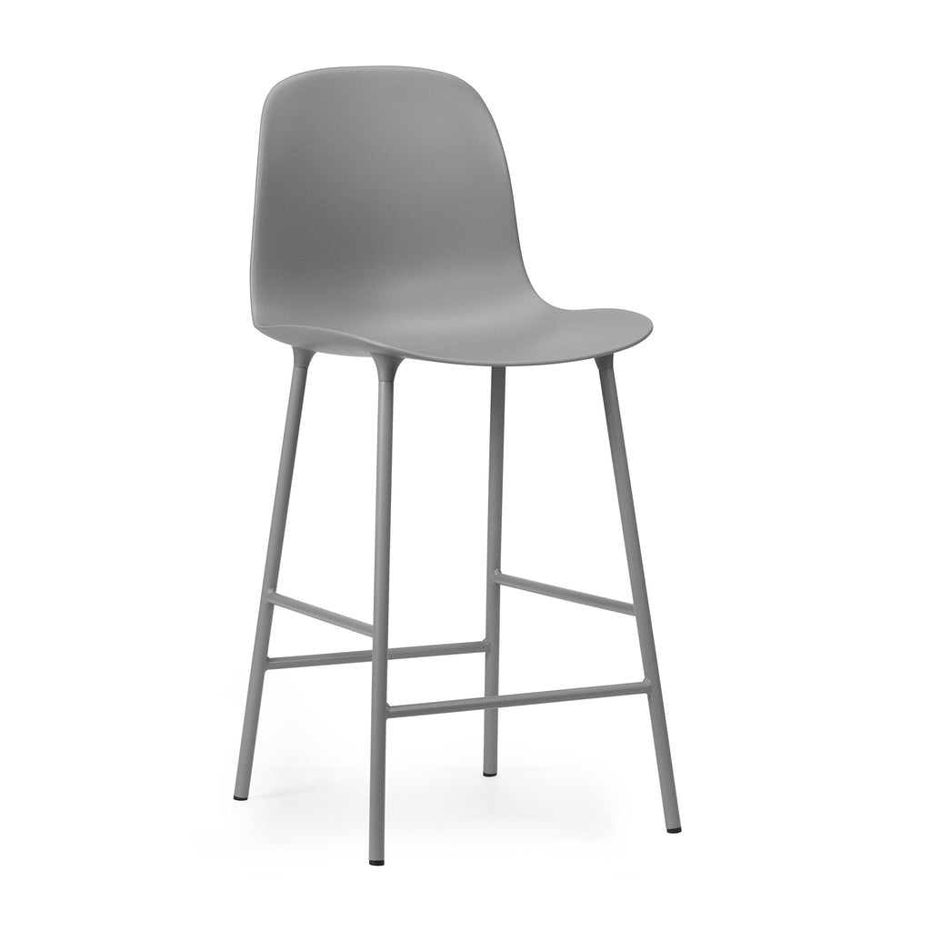 Form Bar Chair with Steel Base by Normann Copenhagen