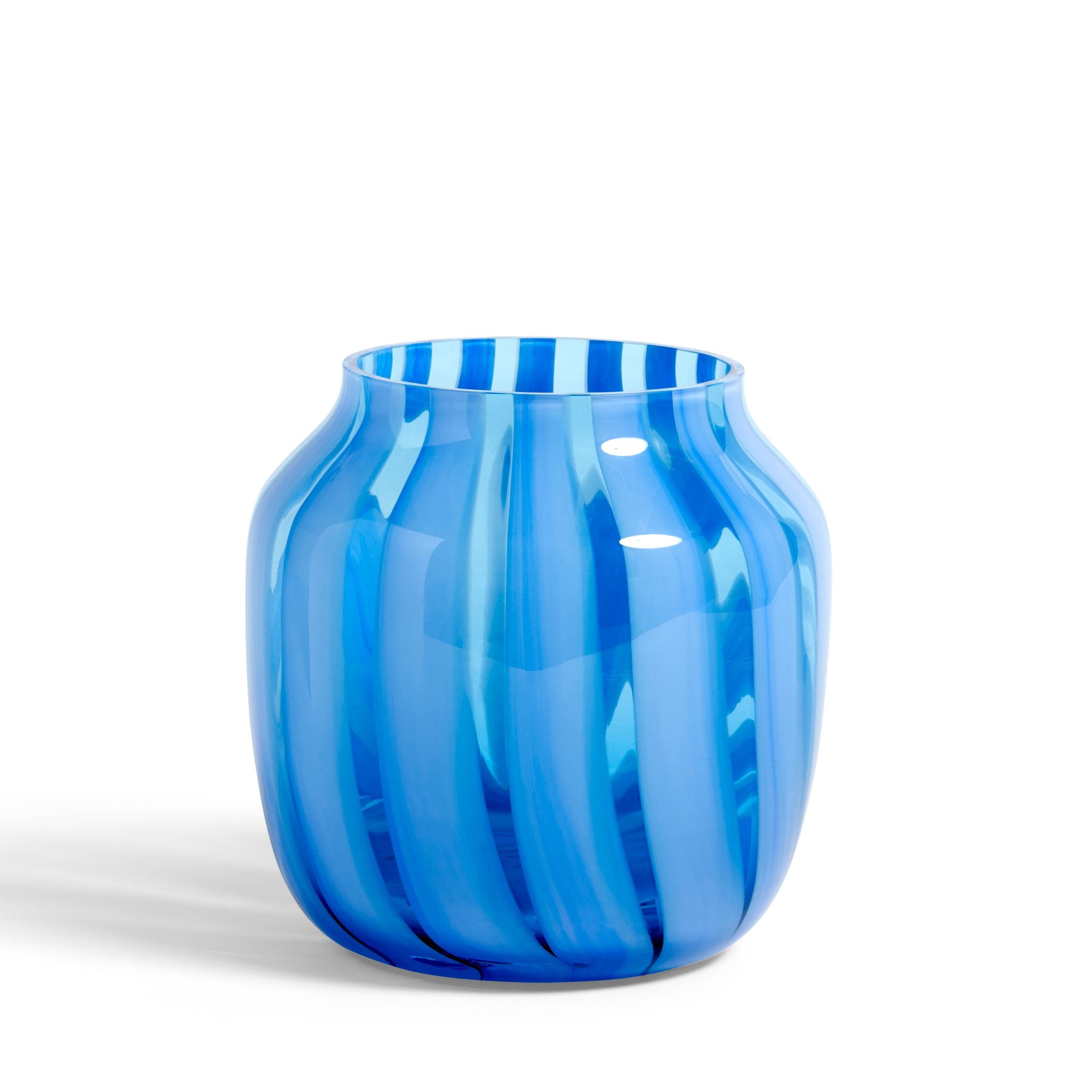 Light Blue Juice Vase Wide by Hay