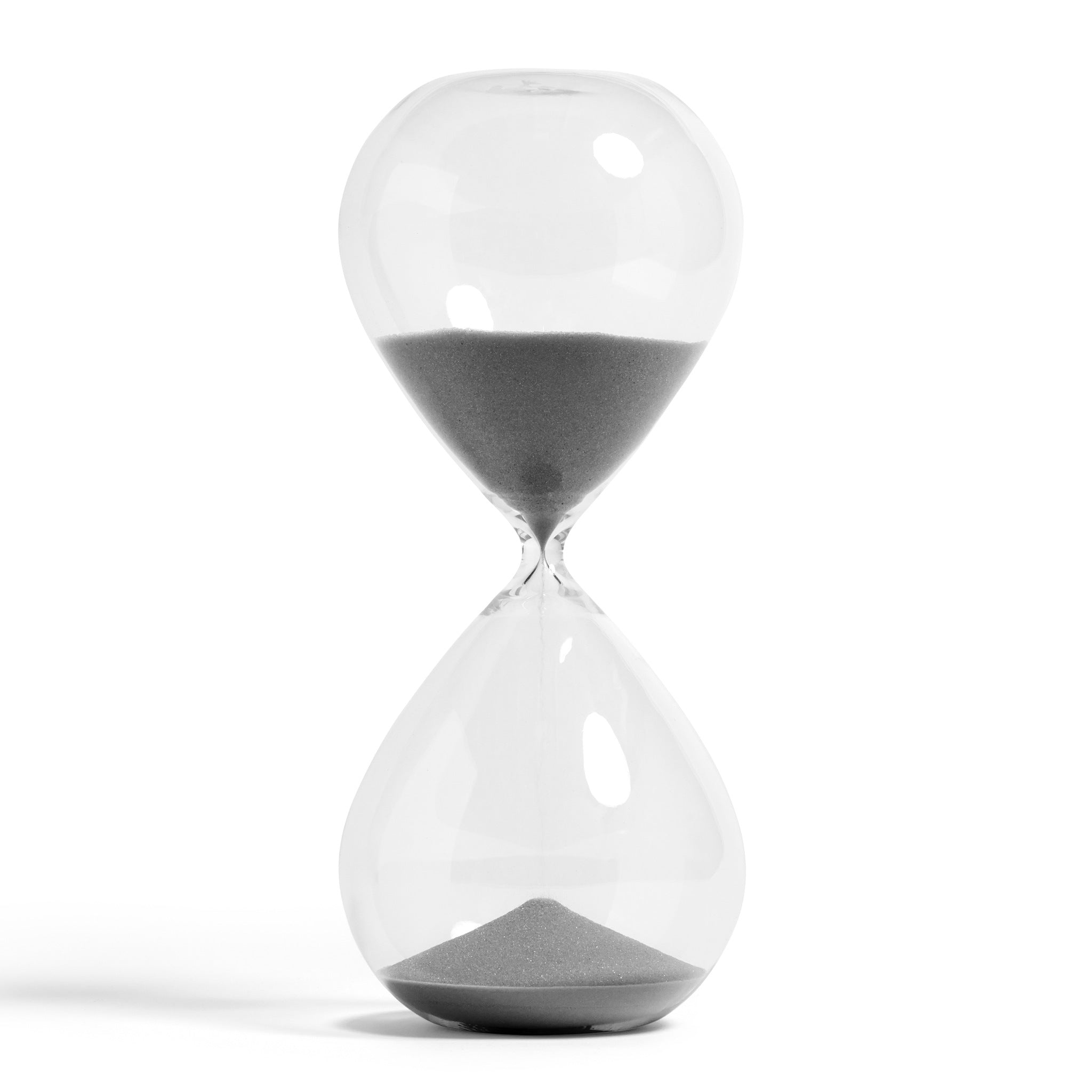 Silver XXXL Time Hourglass by Hay