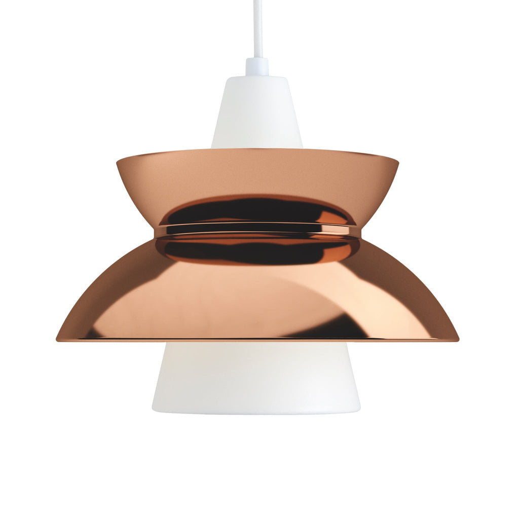 Clearance Doo-Wop Metal Pendant / Copper by Louis Poulsen