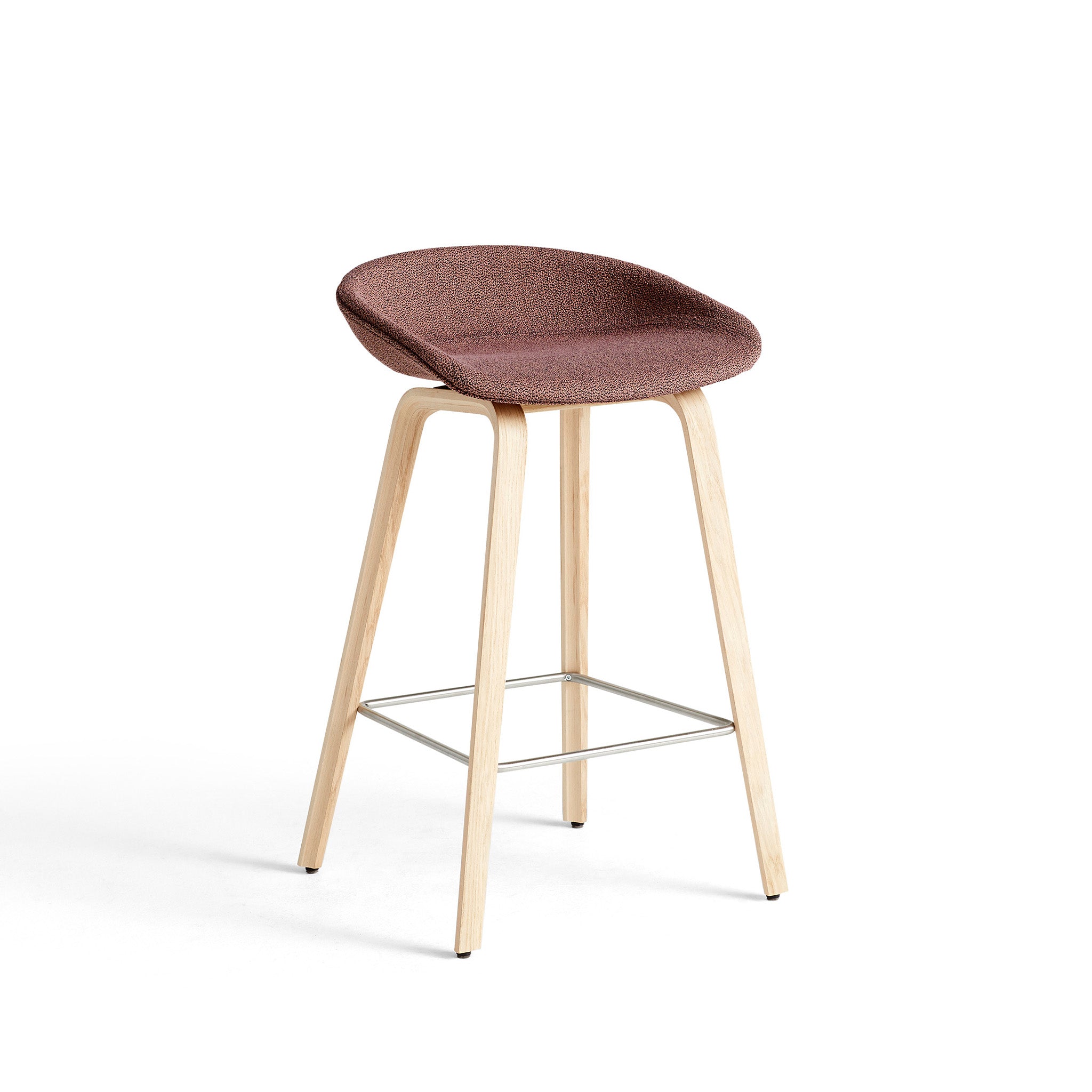 About a Stool AAS 33 - Wooden Base by Hay