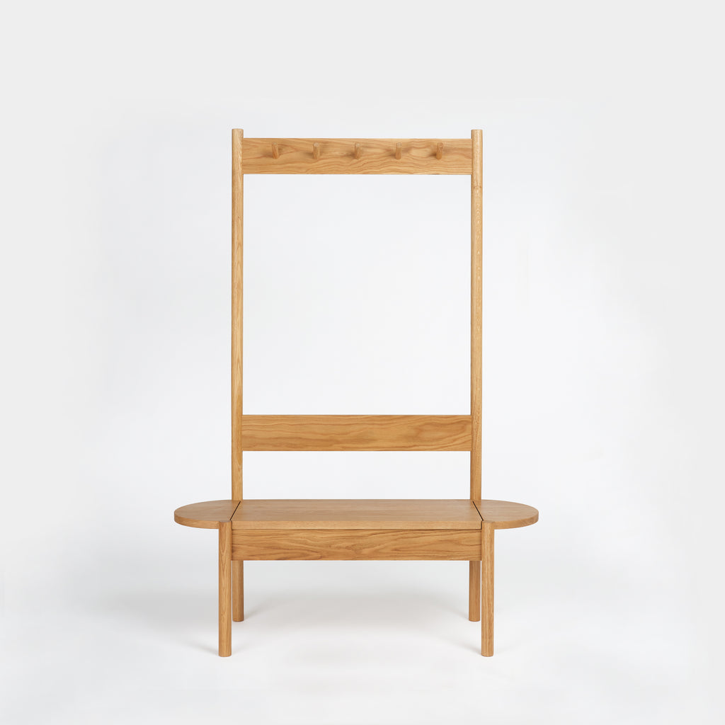 Modern Farmhouse Hallway Bench