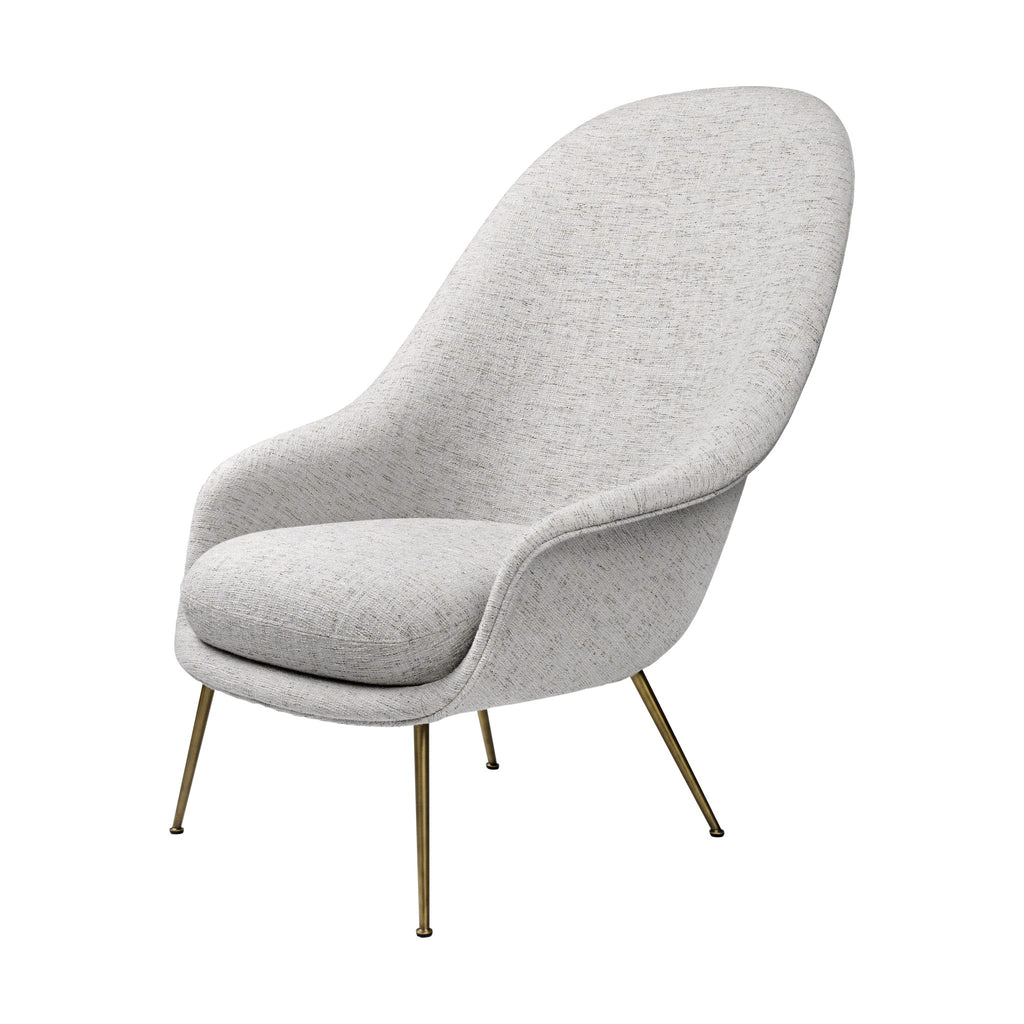 Bat Lounge Chair High Back Conic Base by Gubi