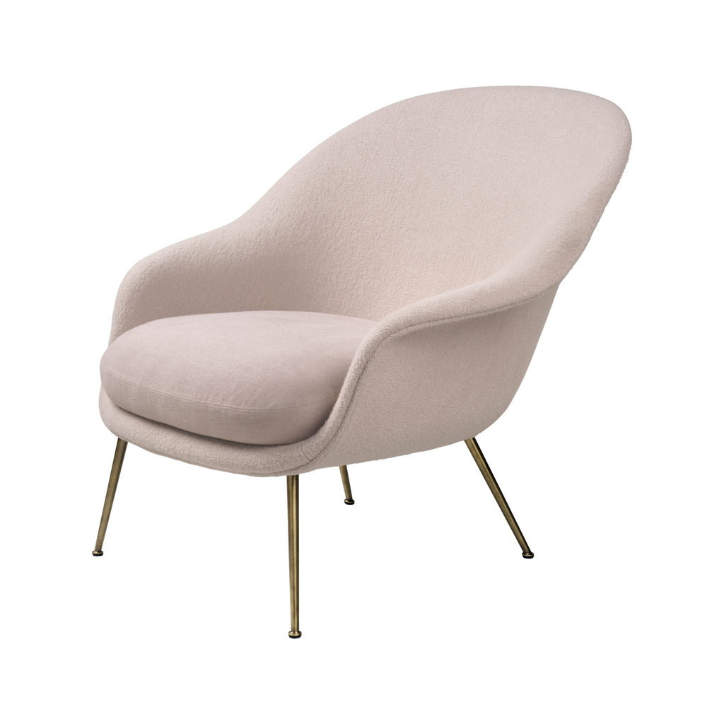 Bat Lounge Chair Low Back Conic Base by Gubi