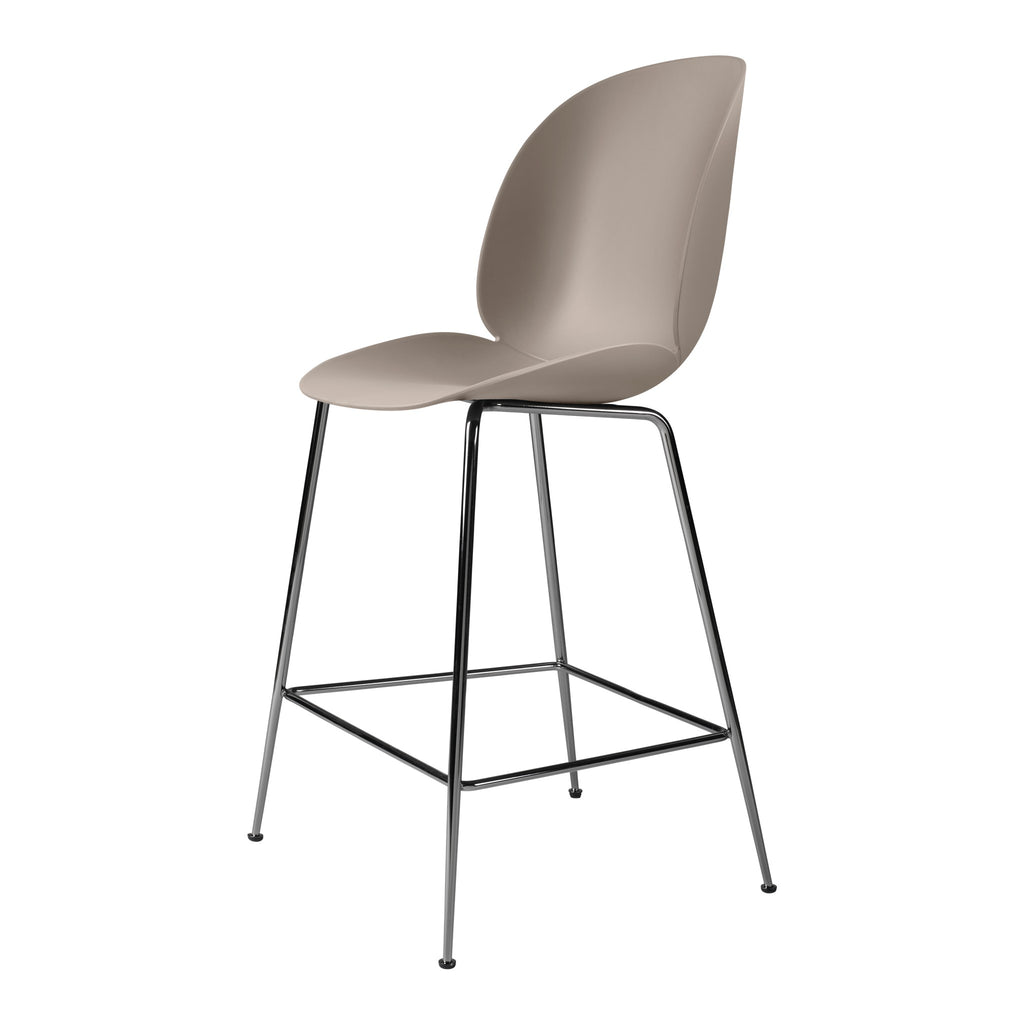 Beetle Recycled Bar/Counter Chair Conic Base by Gubi