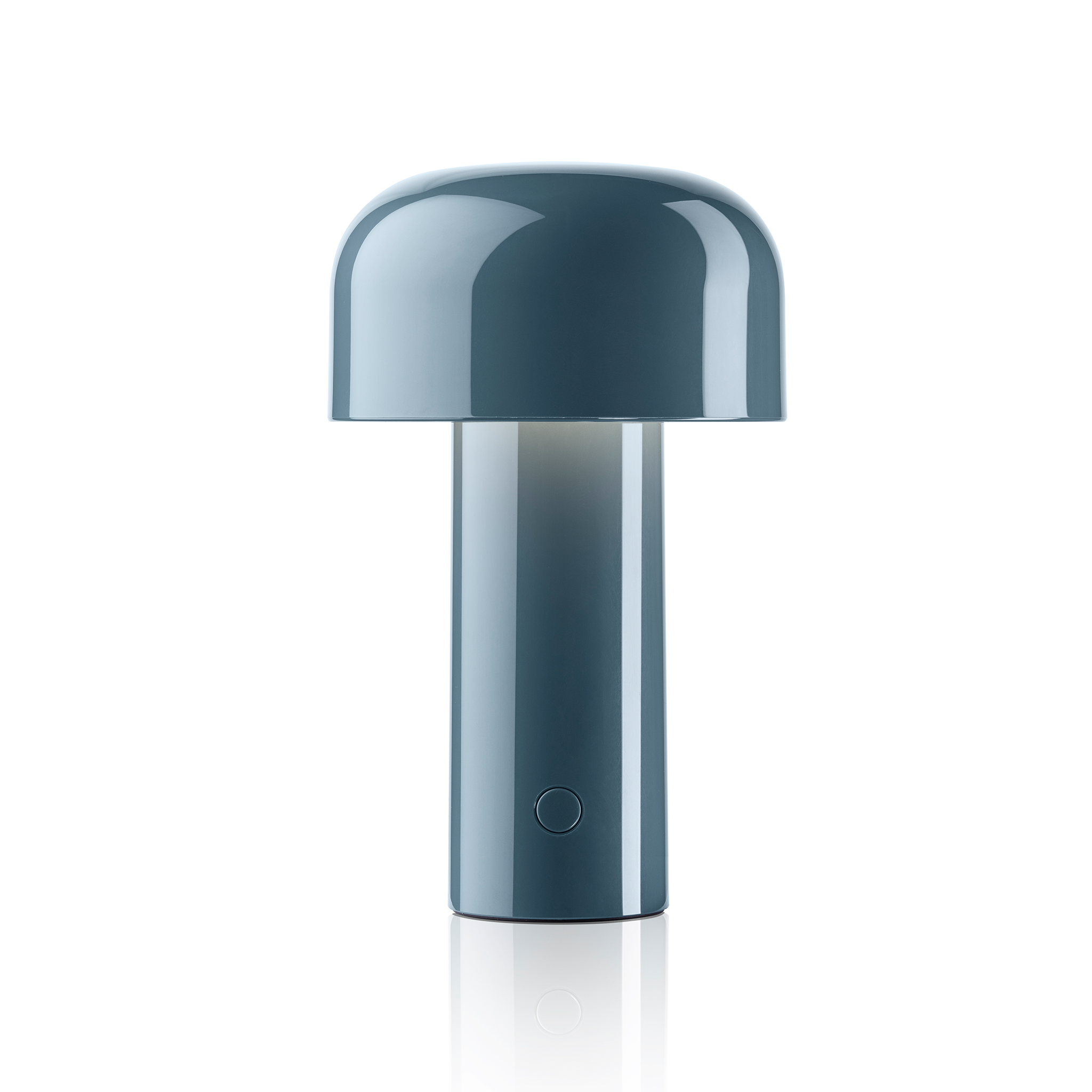 Flos Bellhop Portable Table Lamp / Glossy Grey Blue (Clearance)