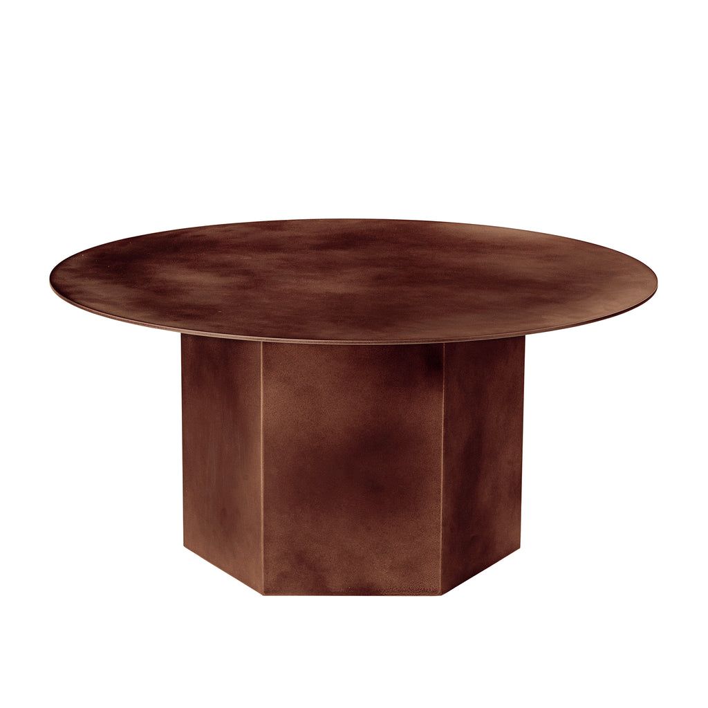 Epic Coffee Table Round Steel by GamFratesi for Gubi