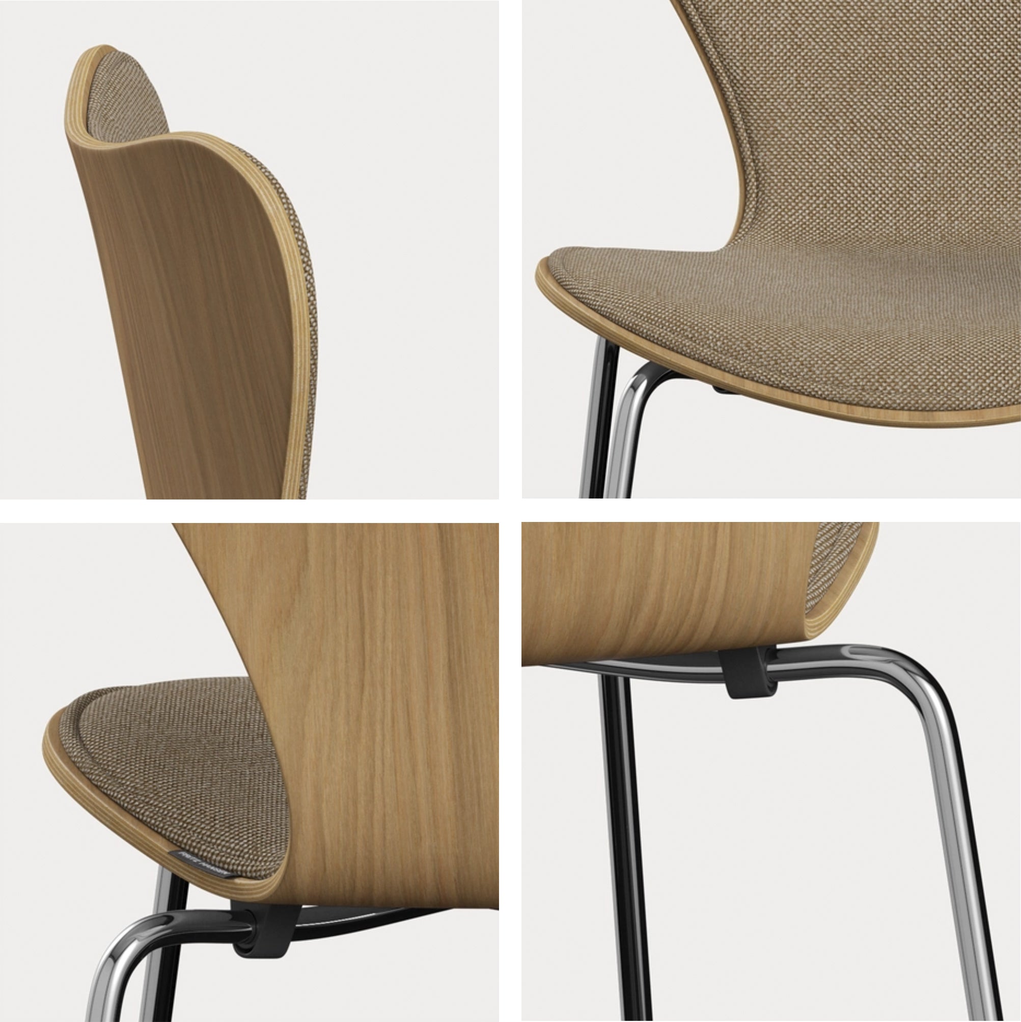 Series 7 Front Upholstered Chair Fabric by Fritz Hansen haus