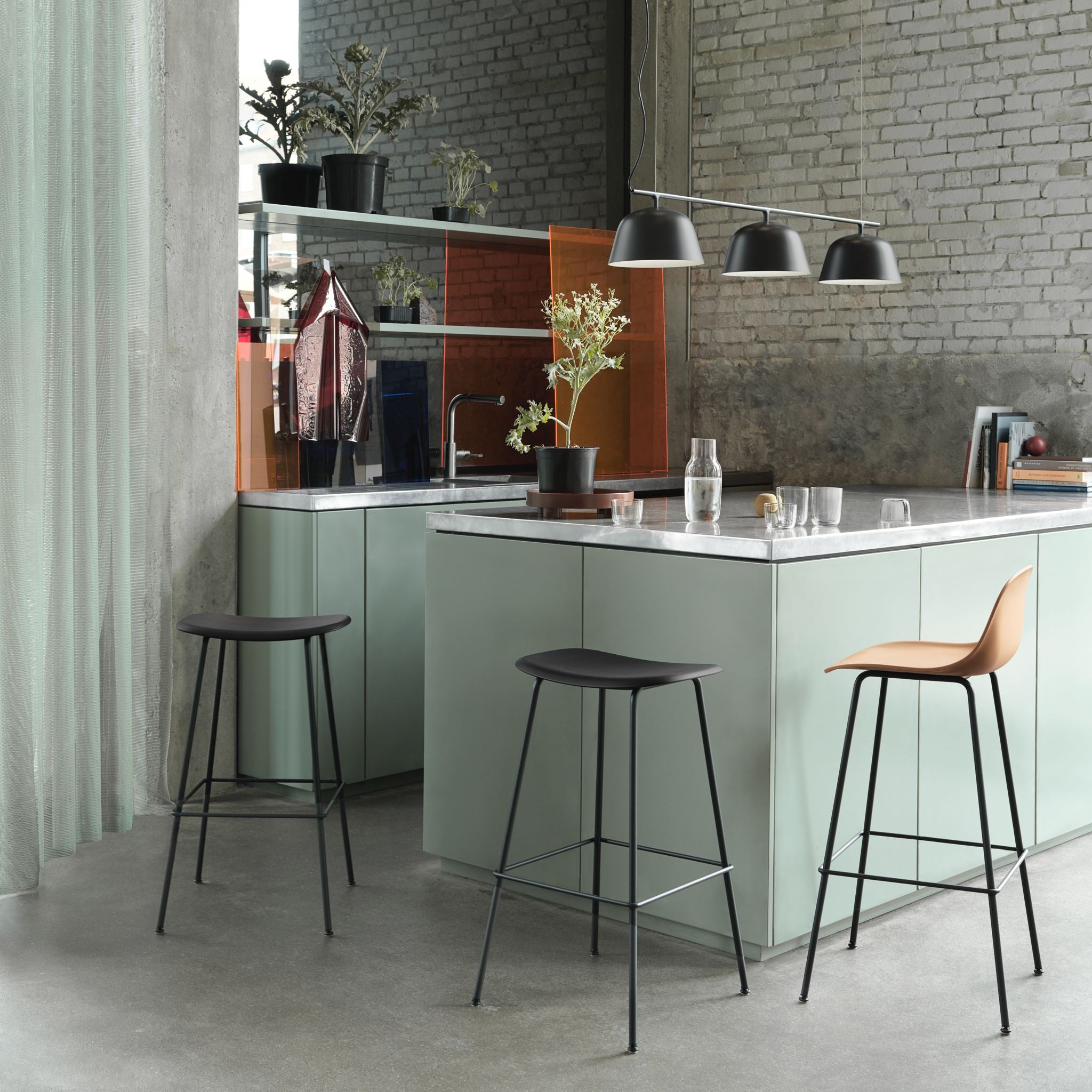 Muuto fiber counter deals stool