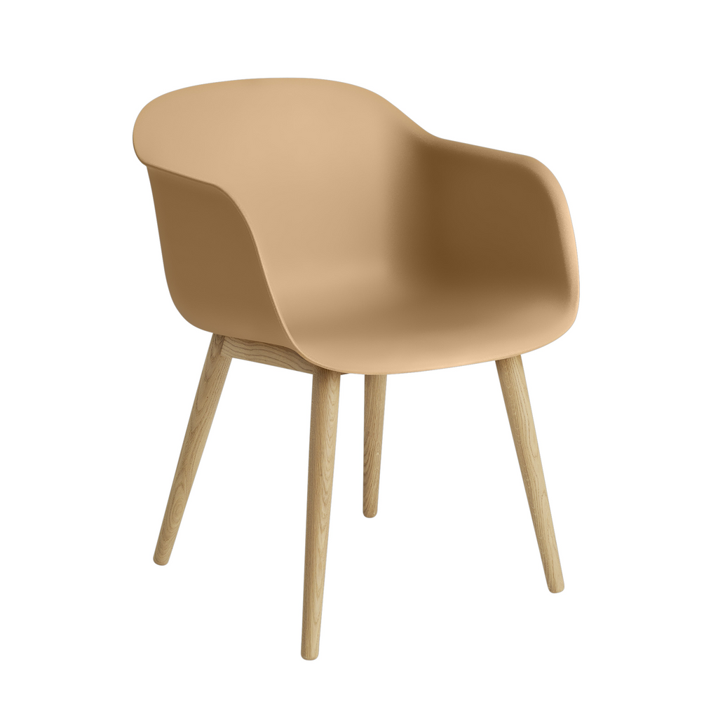 Fiber Armchair - Wooden base by Muuto