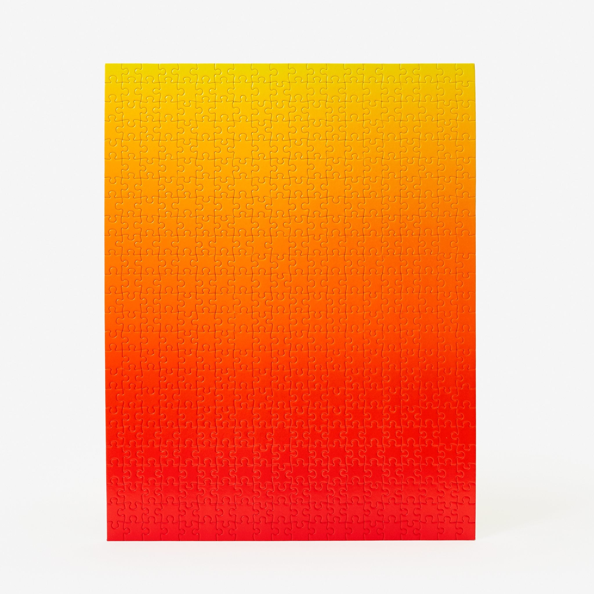 Red and Yellow Gradient Puzzle by Bryce Wilner for Areaware