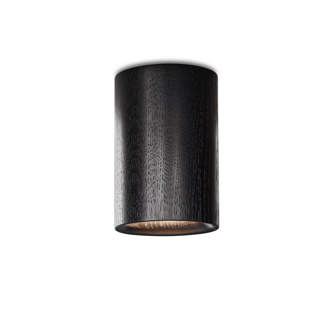 Solid Downlight Cylinder - Wood by Terence Woodgate (Clearance)
