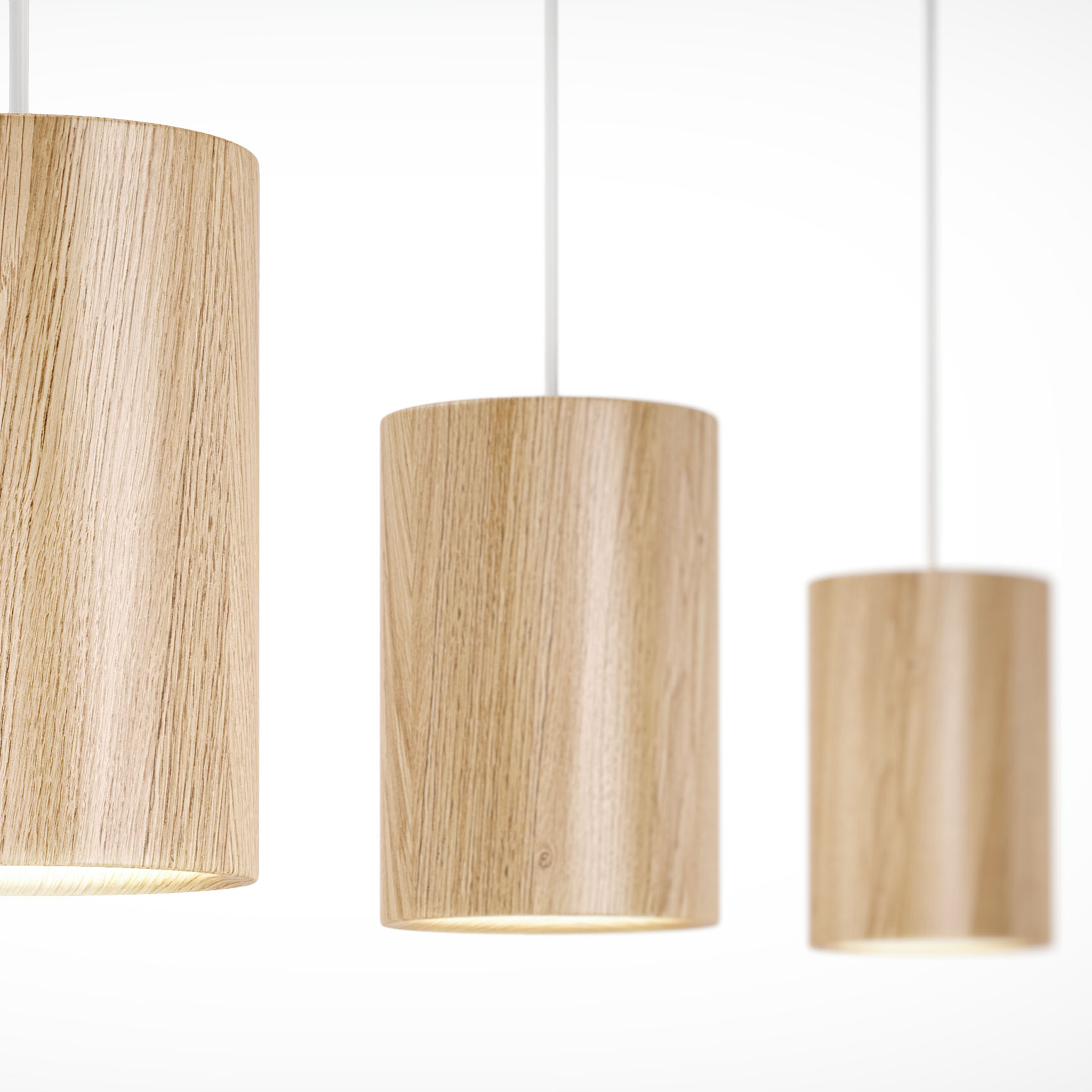 Long cylinder on sale pendant light