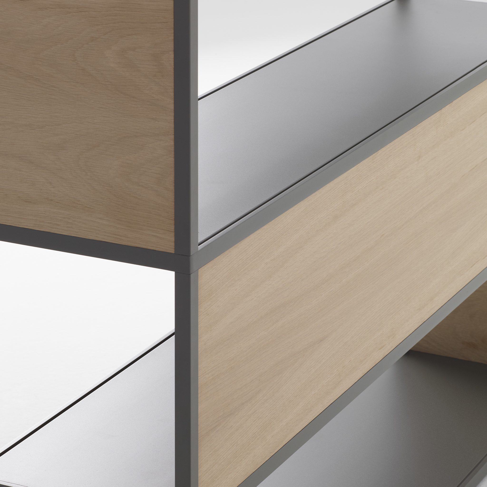 New Order Shelving System - Wooden Panels by HAY