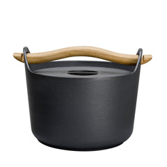Brandani taupe oval cast iron saucepan - Cose da Casa by Ediltutto srl
