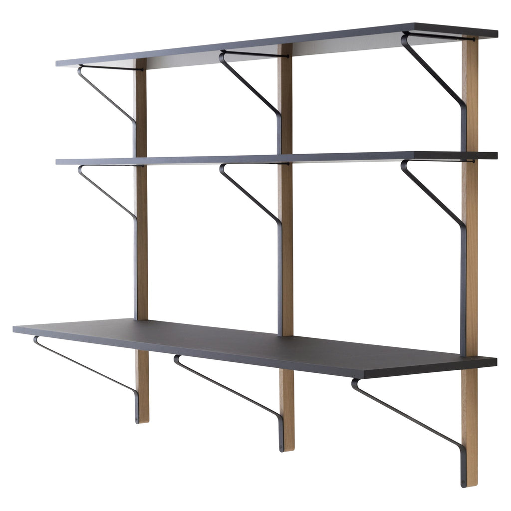 Kaari Shelf with Desk by Artek