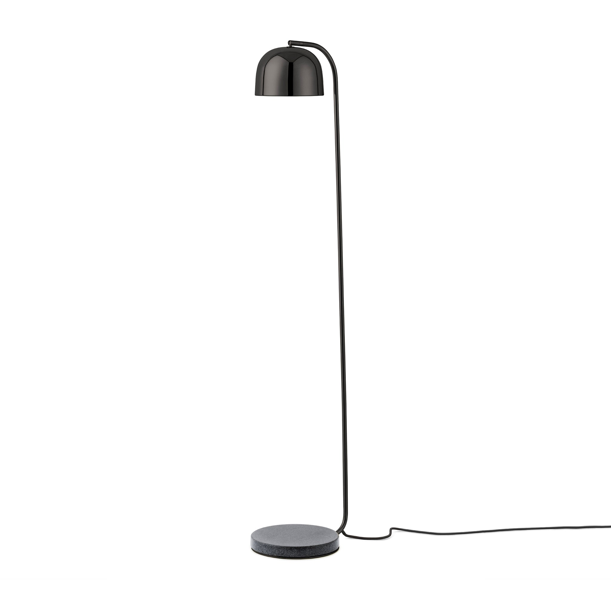Clearance Grant Floor Lamp / Black Chrome