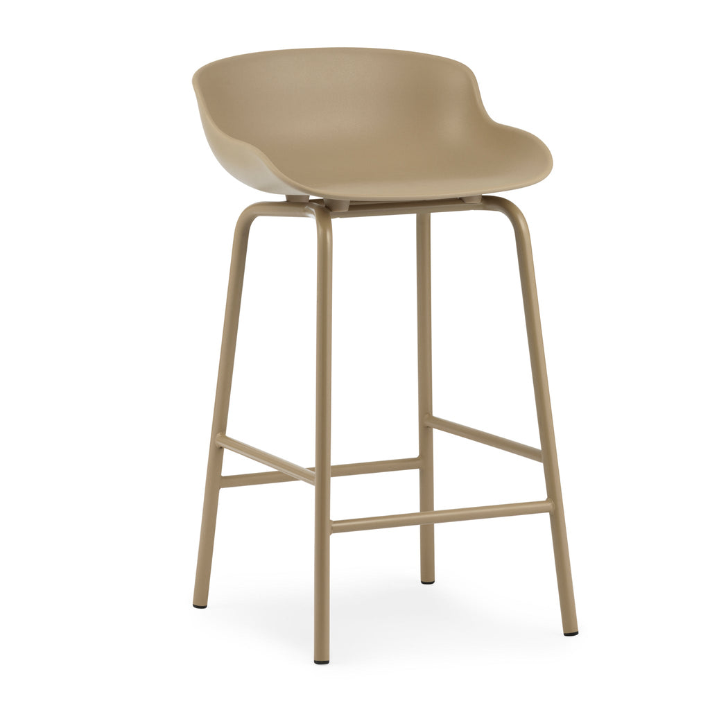 Hyg Barstool with Steel Base by Normann Copenhagen