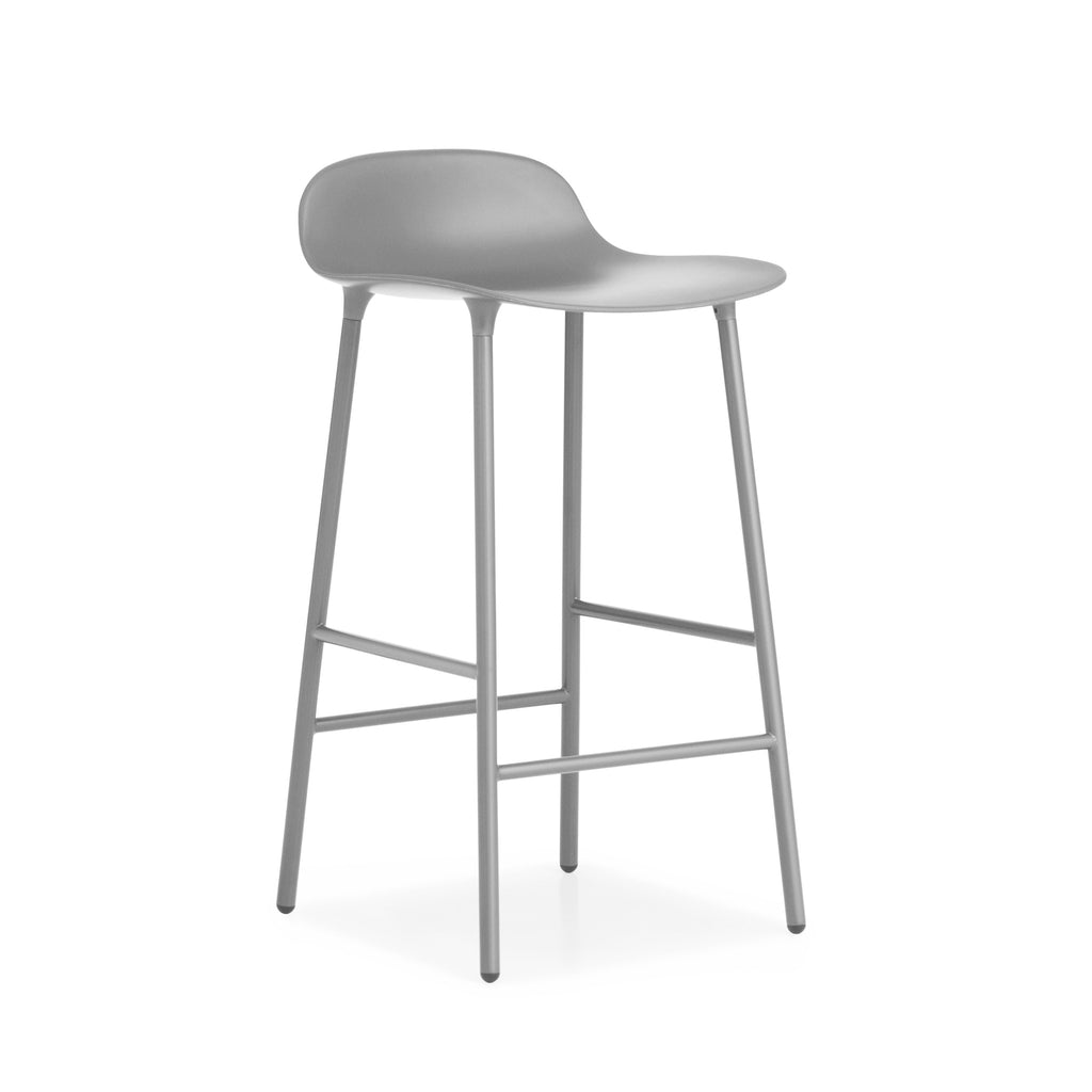 Form Bar Stool with Steel Base by Normann Copenhagen