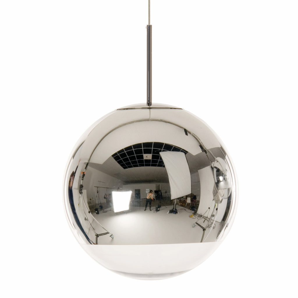 Mirror Ball Silver LED Pendant by Tom Dixon