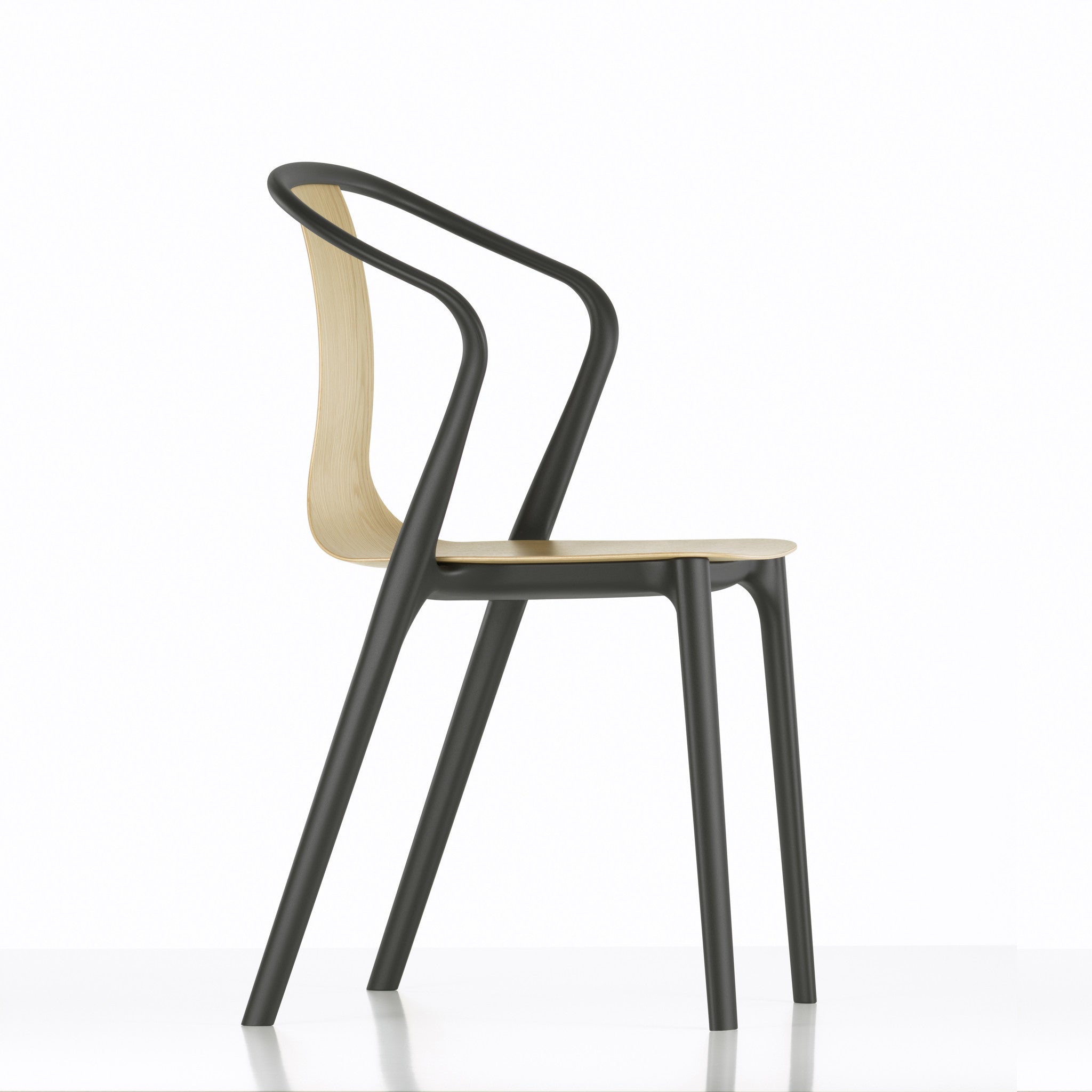 Belleville Armchair Wood by Vitra